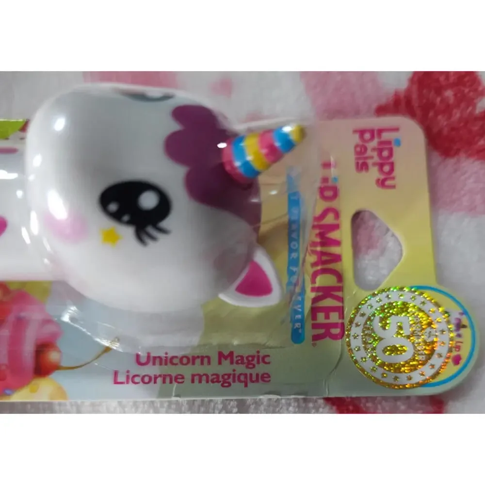 NEW Lip Smacker Lippy Pals Unicorn Flavored Moisturizing Smoothing Soft Shine